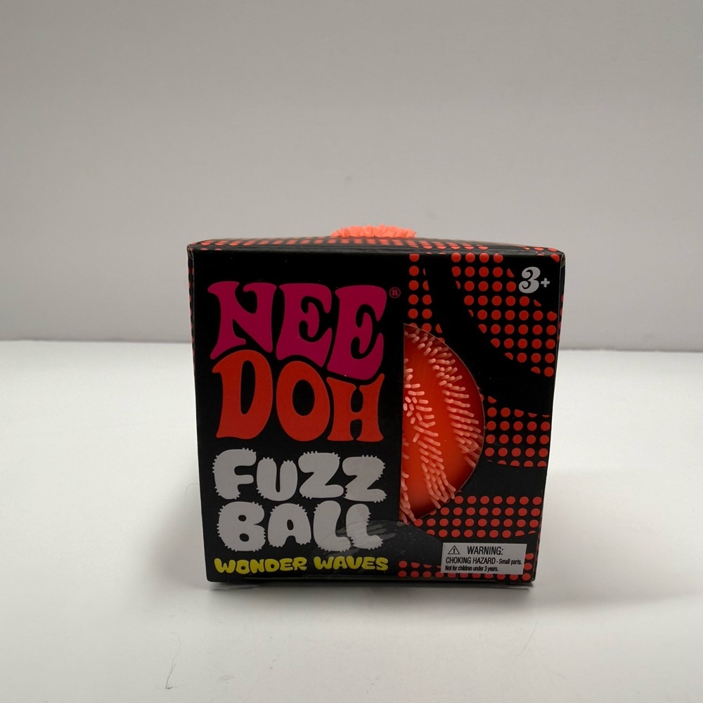 NeeDoh fuzz ball wonder waves orange